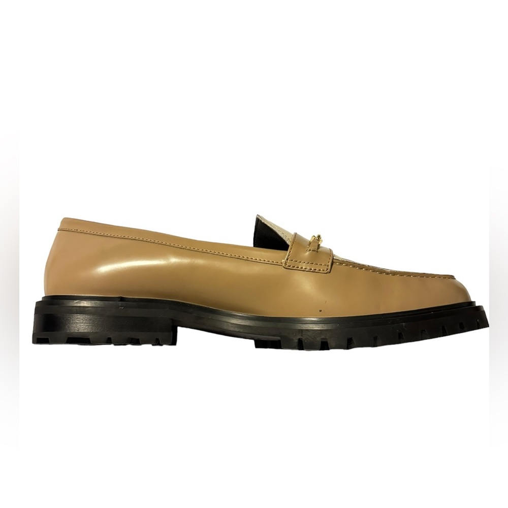 Ann Taylor Chain Leather Loafers 9 M - Picture 5 of 10